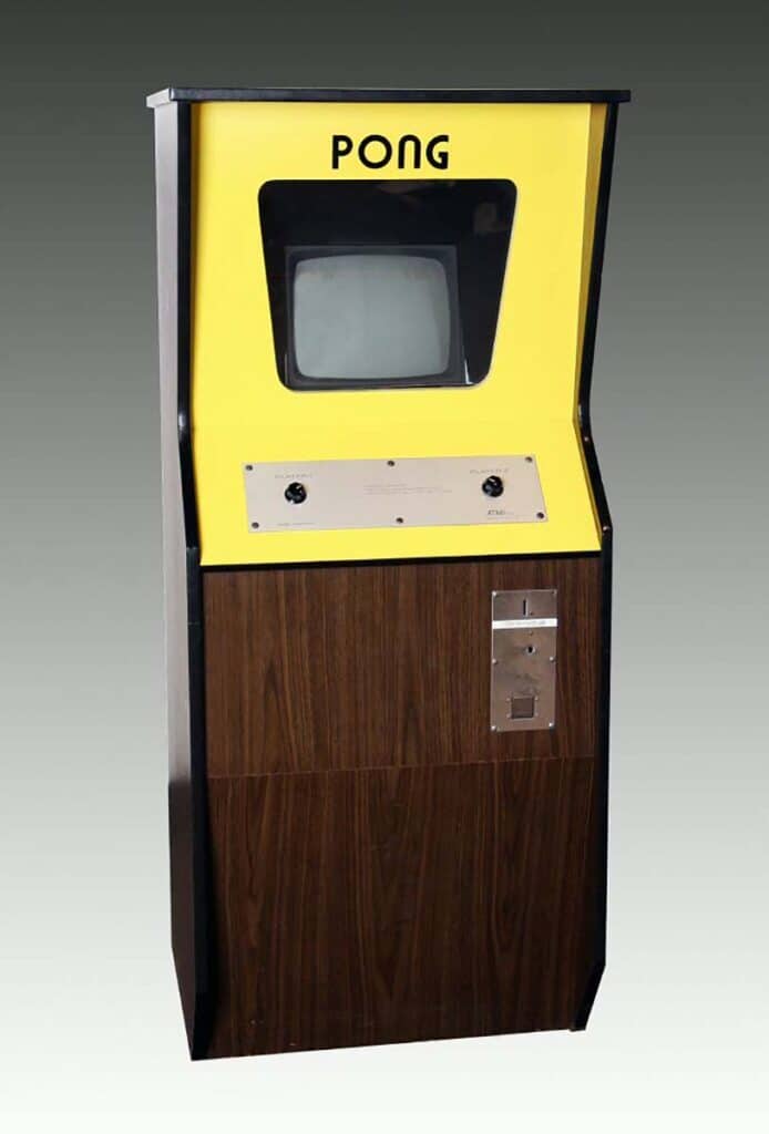 Pong arcade game, 1972. The Strong, Rochester, New York.