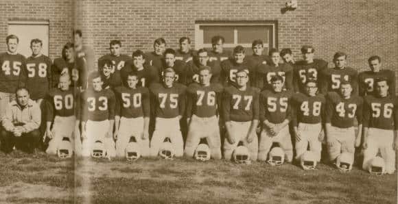 1965 Tri-County League Champion Witches. That's me, in the upper L corner - #45. Photo courtesy of Rick Sherin.