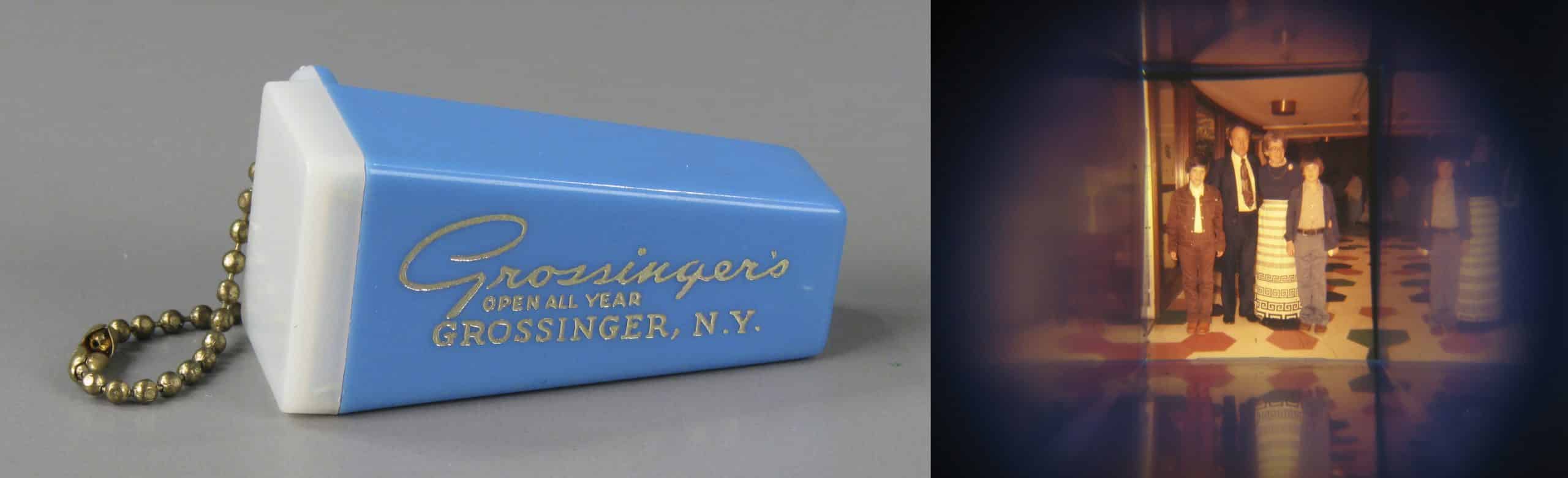 Key ring containing souvenir photograph of the Reed family at Grossinger’s resort, 1975, gift of James and Carol Reed, courtesy of The Strong, Rochester, New York.