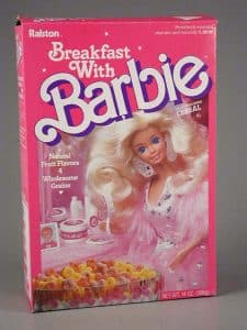 Breakfast with Barbie box, 1989, The Strong, Rochester, New York Breakfast with Barbie box, 1989, The Strong, Rochester, New York