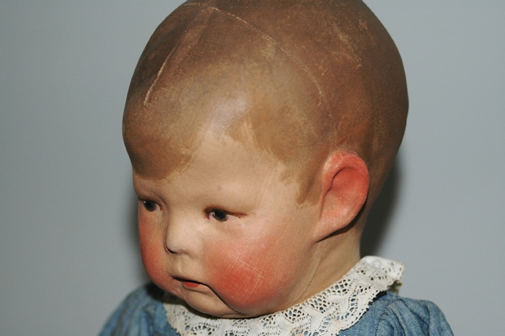 Detail of Kathe Kruse doll,