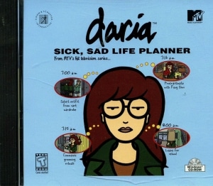 Daria: Sick, Sad Life Planner video game, 1999. Gift of Warren Buckleitner, The Strong, Rochester, New York. Daria: Sick, Sad Life Planner video game, 1999.