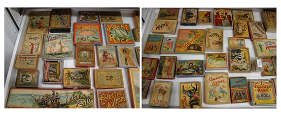 Drawers of assorted games, The Strong, Rochester, New York Drawers of assorted games, The Strong, Rochester, New York