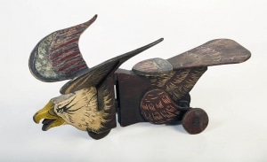 Eagle Ride-on, S. A. Smith Mfg. Co., about 1915–1920. The Strong, Rochester, New York. Eagle Ride-on, S. A. Smith Mfg. Co., about 1915–1920. The Strong, Rochester, New York.