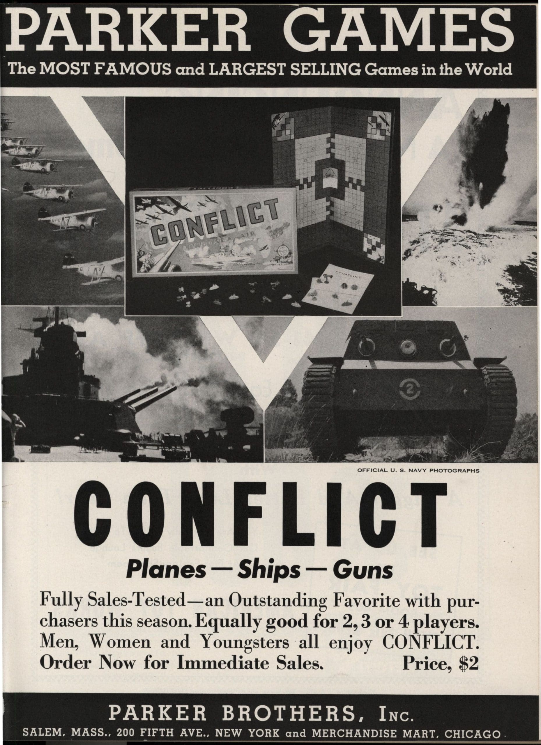 Playthings Magazine February 1942 Parker Brothers Ad. Courtesy of The Strong, Rochester, N.Y.