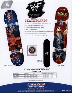 Sport-Fun, Inc., trade sheet, 2002. 