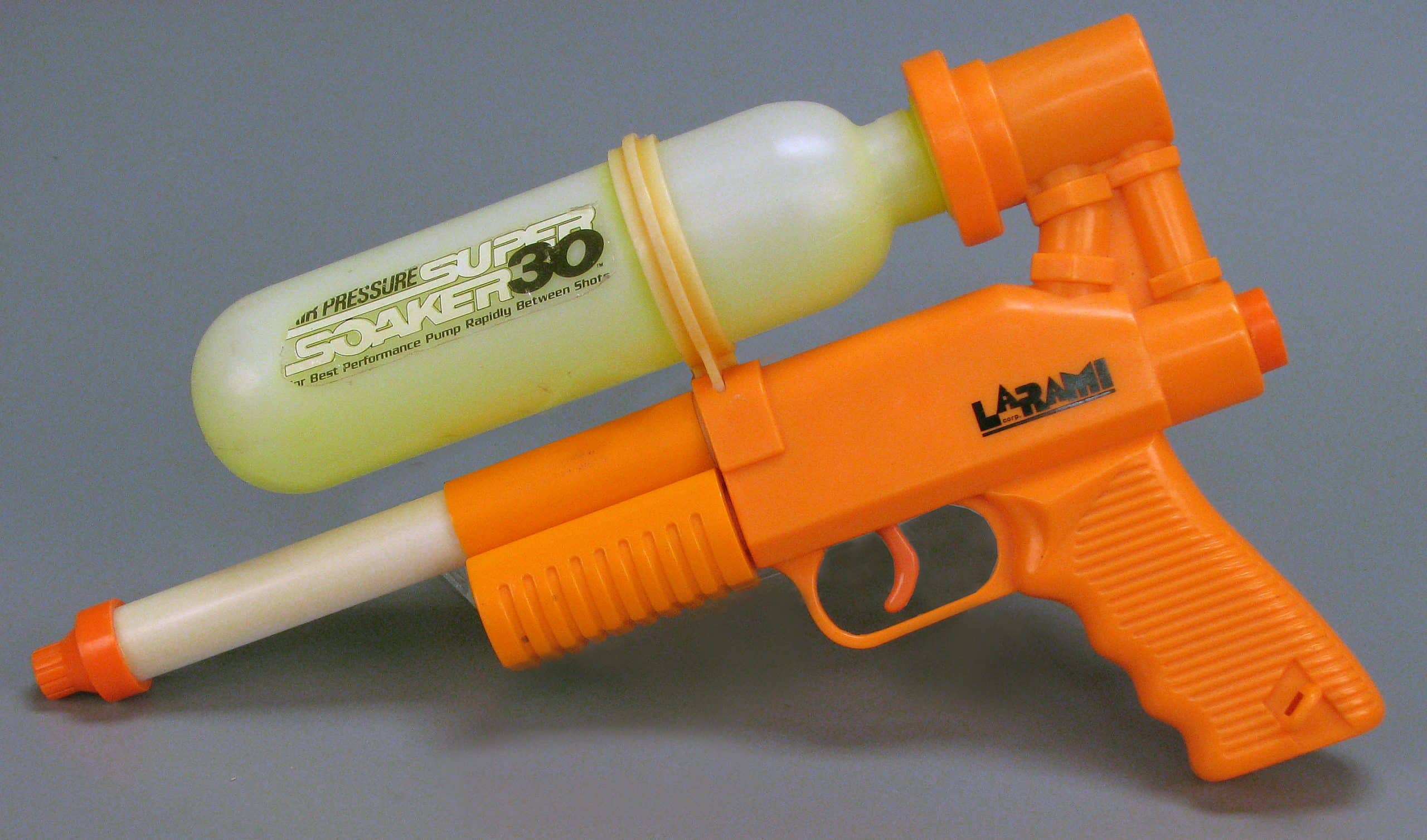 Super Soaker 30, water toy, Courtesy of The Strong, Rochester, New York Super Soaker 30, water toy, Courtesy of The Strong, Rochester, New York