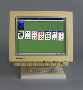 Microsoft Windows Solitaire, The Strong, Rochester, New York. Microsoft Windows Solitaire