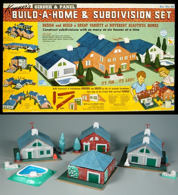 Kenner Build-a-Home & Subdivision Set, 1962, from the collection of Strong National Museum of Play