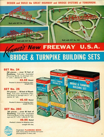Kenner catalog page, 1966, from the Stephen and Diane Olin Toy Catalog Collection, Strong National Museum of Play