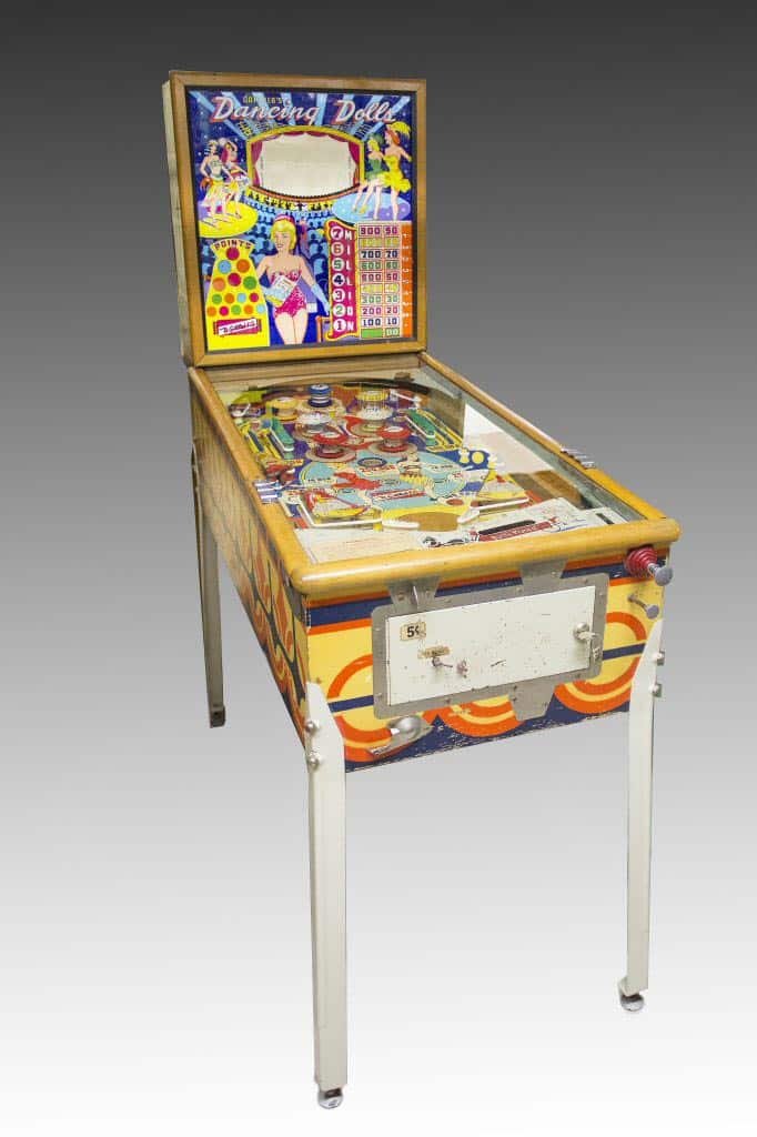 Dancing Dolls pinball machine. The Strong, Rochester, New York.
