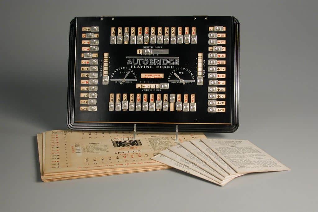 Illustration of Autobridge, 1938. The Strong National Museum of Play, Rochester, New York.