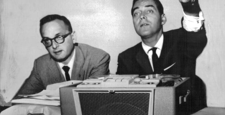 Barry and Enright at a hearing