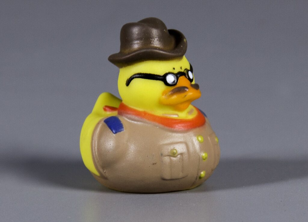 Image of Theodore Roosevelt Rubber Duck, 2016, The Strong. Rochester, New York.”