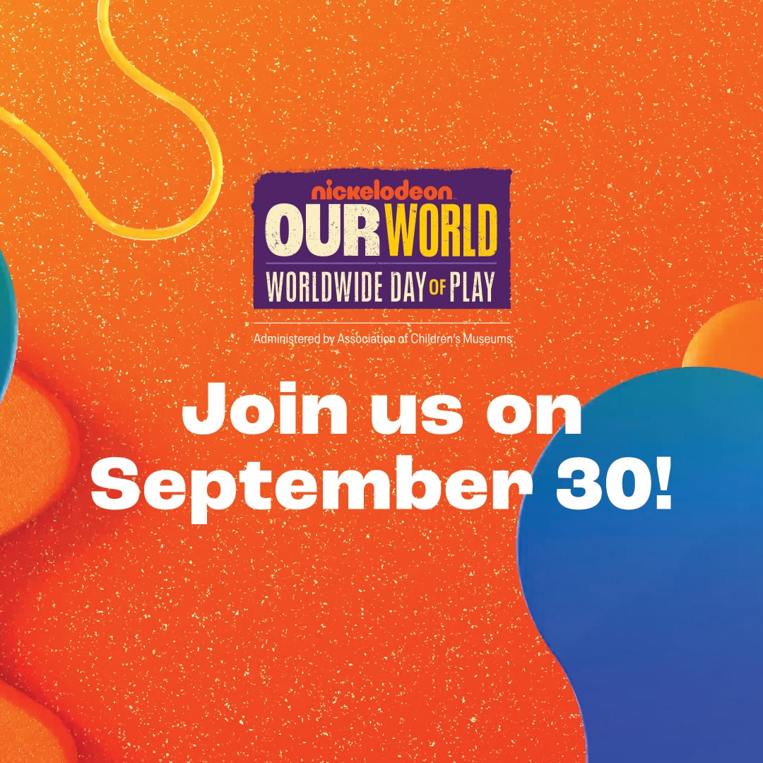 Bright orange Nickelodeon Day of Play graphic