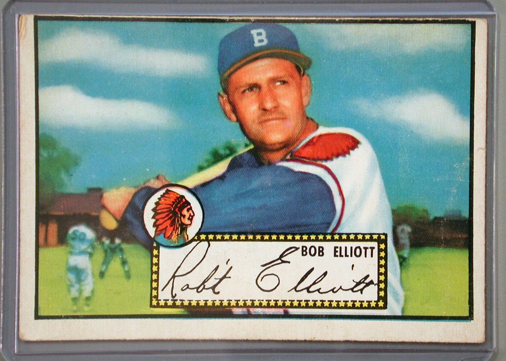 Image of Baseball Card, Bob Elliott, Topps Chewing Gum, 1952, The Strong, Rochester, New York.