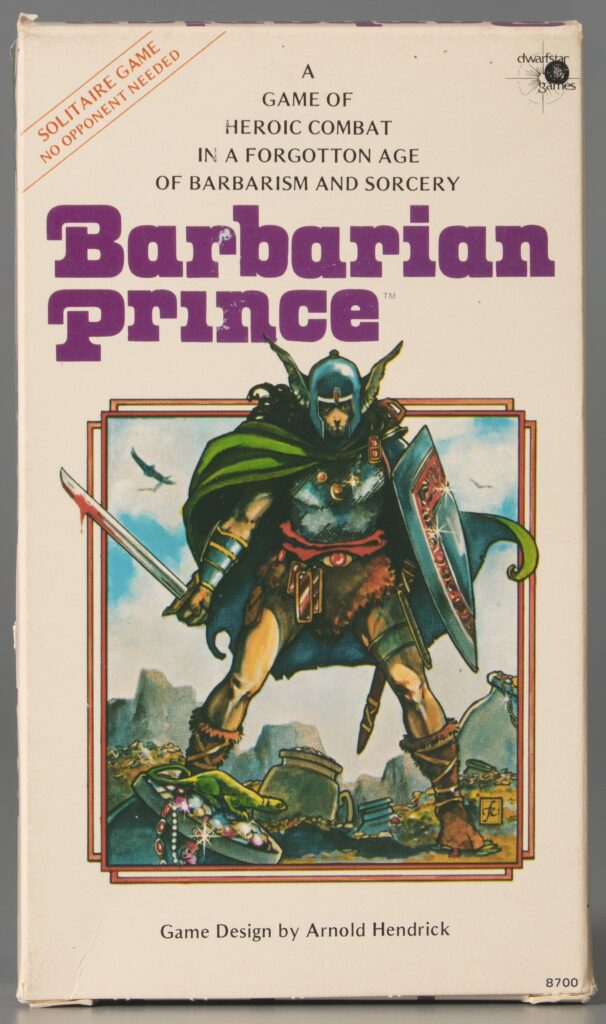 Image of Barbarian Prince game, 1981, Gift of Georgeann Hendrick in memory of Arnold J. Hendrick, The Strong National Museum of Play, Rochester, New York.