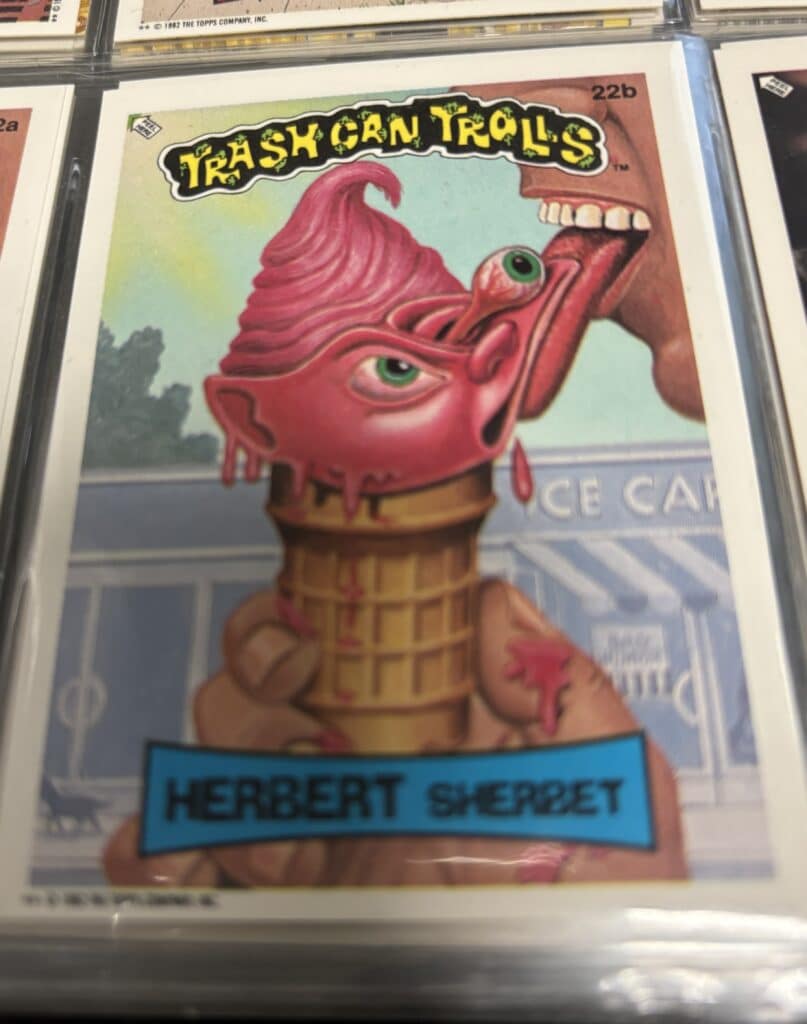 Image of trading card Herbert Sherbert, 1992, Gift of Casey Alexander Roberson. The Strong National Museum of Play, Rochester, New York.